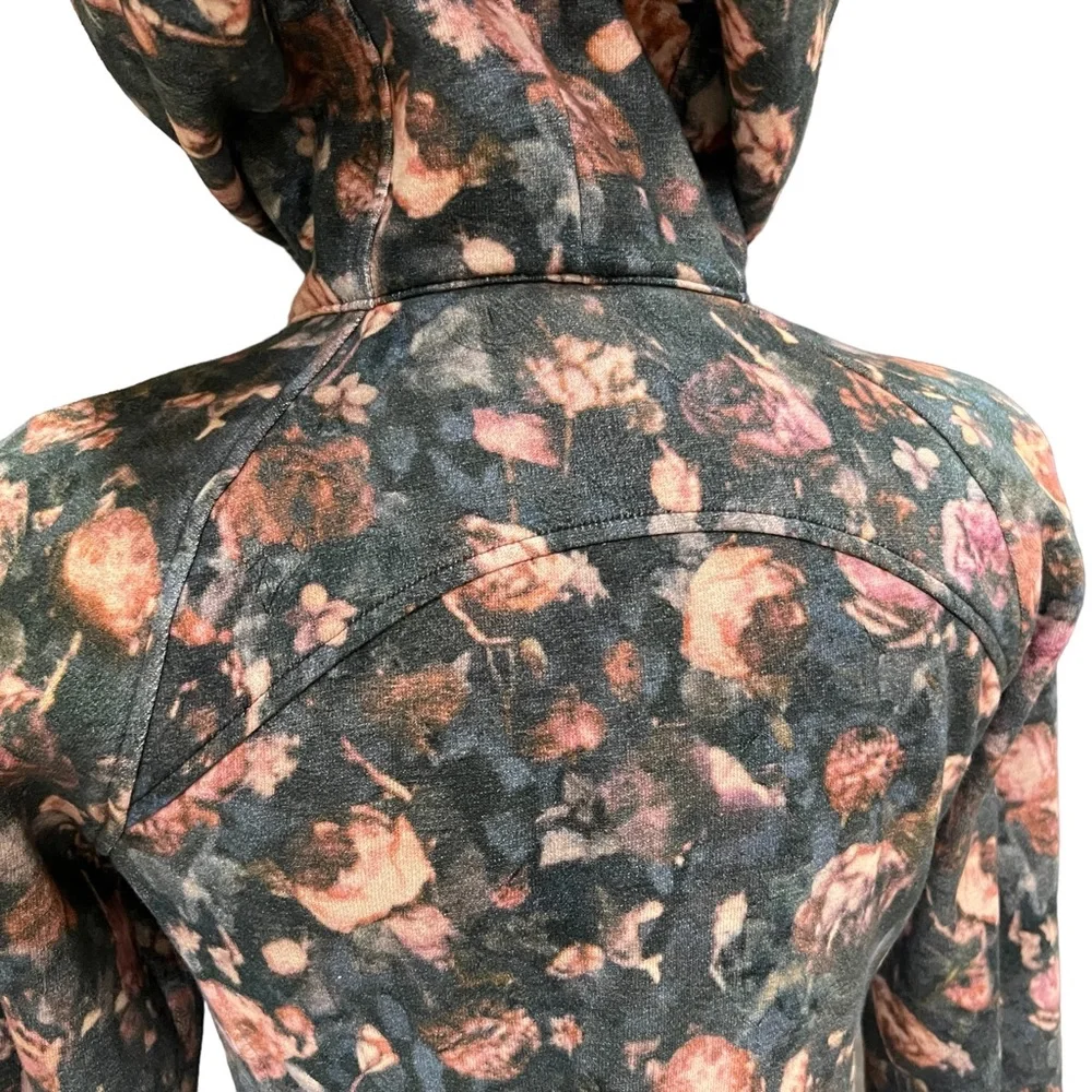Lululemon Scuba Hoodie *Light Cotton Fleece Frosted Rose Multi Size 6 - Picture 11 of 15